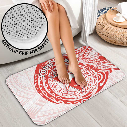 Personalized Sydney Swans Polynesian Bathroom Set Tribal Chest and Sleeve Tattoo Heritage Warrior