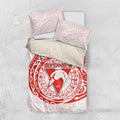 Personalized Sydney Swans Polynesian Bedding Set Tribal Chest and Sleeve Tattoo Heritage Warrior