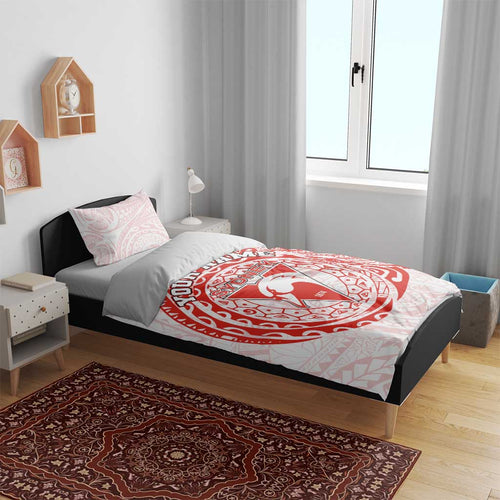Personalized Sydney Swans Polynesian Bedding Set Tribal Chest and Sleeve Tattoo Heritage Warrior