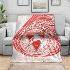 Personalized Sydney Swans Polynesian Blanket Tribal Chest and Sleeve Tattoo Heritage Warrior