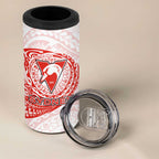 Personalized Sydney Swans Polynesian 4 in 1 Can Cooler Tumbler Tribal Chest and Sleeve Tattoo Heritage Warrior