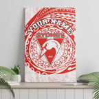 Personalized Sydney Swans Polynesian Canvas Wall Art Tribal Chest and Sleeve Tattoo Heritage Warrior