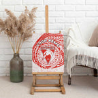 Personalized Sydney Swans Polynesian Canvas Wall Art Tribal Chest and Sleeve Tattoo Heritage Warrior