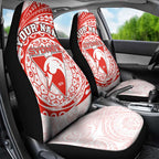 Personalized Sydney Swans Polynesian Car Seat Cover Tribal Chest and Sleeve Tattoo Heritage Warrior