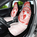 Personalized Sydney Swans Polynesian Car Seat Cover Tribal Chest and Sleeve Tattoo Heritage Warrior