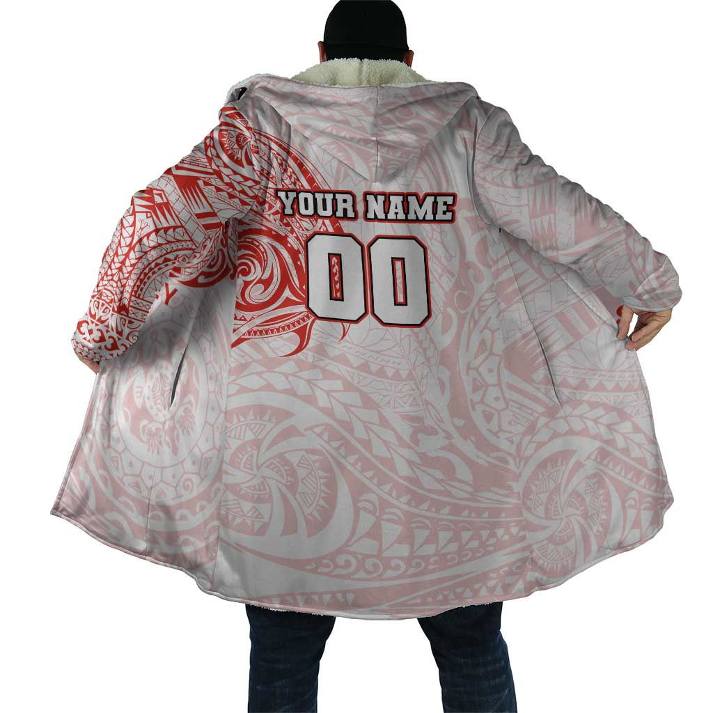 Personalized Sydney Swans Polynesian Cloak Tribal Chest and Sleeve Tattoo Heritage Warrior