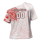 Personalized Sydney Swans Polynesian Cross Shoulder Shirt Tribal Chest and Sleeve Tattoo Heritage Warrior