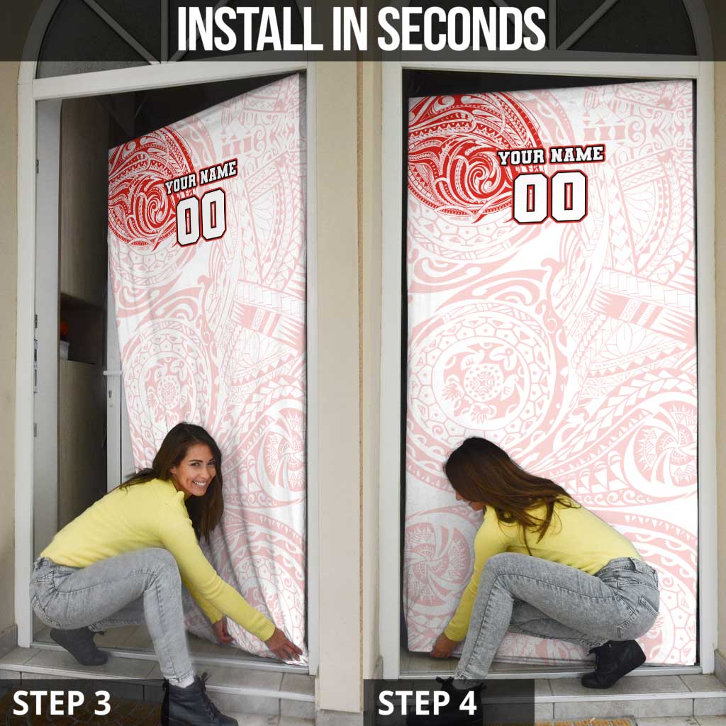 Personalized Sydney Swans Polynesian Door Cover Tribal Chest and Sleeve Tattoo Heritage Warrior