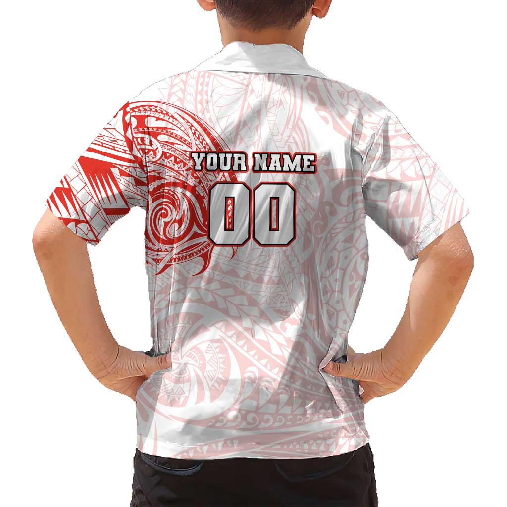 Personalized Sydney Swans Polynesian Family Matching Long Sleeve Bodycon Dress and Hawaiian Shirt Tribal Chest and Sleeve Tattoo Heritage Warrior