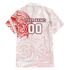 Personalized Sydney Swans Polynesian Family Matching Off The Shoulder Long Sleeve Dress and Hawaiian Shirt Tribal Chest and Sleeve Tattoo Heritage Warrior