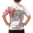 Personalized Sydney Swans Polynesian Family Matching Off Shoulder Maxi Dress and Hawaiian Shirt Tribal Chest and Sleeve Tattoo Heritage Warrior