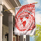 Personalized Sydney Swans Polynesian Garden Flag Tribal Chest and Sleeve Tattoo Heritage Warrior