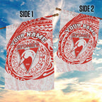 Personalized Sydney Swans Polynesian Garden Flag Tribal Chest and Sleeve Tattoo Heritage Warrior