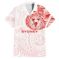 Personalized Sydney Swans Polynesian Hawaiian Shirt Tribal Chest and Sleeve Tattoo Heritage Warrior