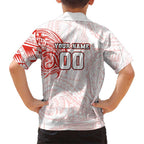 Personalized Sydney Swans Polynesian Hawaiian Shirt Tribal Chest and Sleeve Tattoo Heritage Warrior