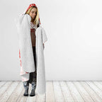 Personalized Sydney Swans Polynesian Hooded Blanket Tribal Chest and Sleeve Tattoo Heritage Warrior