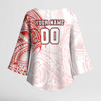 Personalized Sydney Swans Polynesian Kimono Sleeve Blouse Tribal Chest and Sleeve Tattoo Heritage Warrior