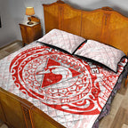 Personalized Sydney Swans Polynesian Quilt Bed Set Tribal Chest and Sleeve Tattoo Heritage Warrior