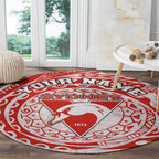 Personalized Sydney Swans Polynesian Round Carpet Tribal Chest and Sleeve Tattoo Heritage Warrior