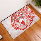 Personalized Sydney Swans Polynesian Rubber Doormat Tribal Chest and Sleeve Tattoo Heritage Warrior