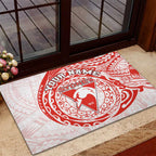 Personalized Sydney Swans Polynesian Rubber Doormat Tribal Chest and Sleeve Tattoo Heritage Warrior