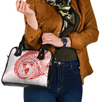 Personalized Sydney Swans Polynesian Shoulder Handbag Tribal Chest and Sleeve Tattoo Heritage Warrior