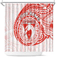 Personalized Sydney Swans Polynesian Shower Curtain Tribal Chest and Sleeve Tattoo Heritage Warrior