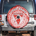 Personalized Sydney Swans Polynesian Spare Tire Cover Tribal Chest and Sleeve Tattoo Heritage Warrior