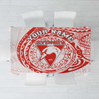 Personalized Sydney Swans Polynesian Tablecloth Tribal Chest and Sleeve Tattoo Heritage Warrior