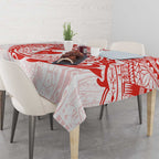 Personalized Sydney Swans Polynesian Tablecloth Tribal Chest and Sleeve Tattoo Heritage Warrior