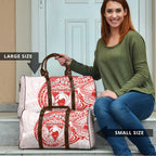 Personalized Sydney Swans Polynesian Travel Bag Tribal Chest and Sleeve Tattoo Heritage Warrior