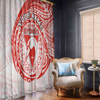 Personalized Sydney Swans Polynesian Window Curtain Tribal Chest and Sleeve Tattoo Heritage Warrior