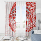 Personalized Sydney Swans Polynesian Window Curtain Tribal Chest and Sleeve Tattoo Heritage Warrior