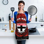 Personalized St Kilda Saints Polynesian Apron Tribal Chest and Sleeve Tattoo Heritage Warrior