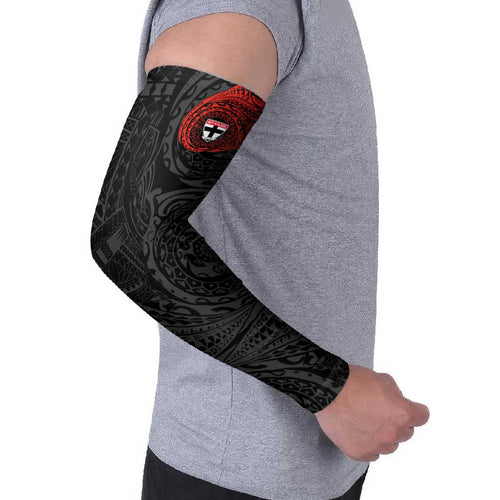 Personalized St Kilda Saints Polynesian Arm Sleeves Tribal Chest and Sleeve Tattoo Heritage Warrior