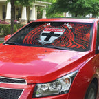 Personalized St Kilda Saints Polynesian Auto Sun Shade Tribal Chest and Sleeve Tattoo Heritage Warrior