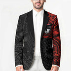 Personalized St Kilda Saints Polynesian Blazer Tribal Chest and Sleeve Tattoo Heritage Warrior