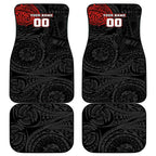Personalized St Kilda Saints Polynesian Car Mats Tribal Chest and Sleeve Tattoo Heritage Warrior