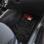 Personalized St Kilda Saints Polynesian Car Mats Tribal Chest and Sleeve Tattoo Heritage Warrior