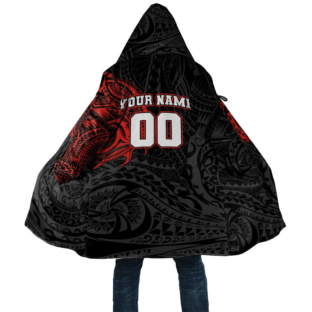 Personalized St Kilda Saints Polynesian Cloak Tribal Chest and Sleeve Tattoo Heritage Warrior