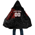 Personalized St Kilda Saints Polynesian Cloak Tribal Chest and Sleeve Tattoo Heritage Warrior