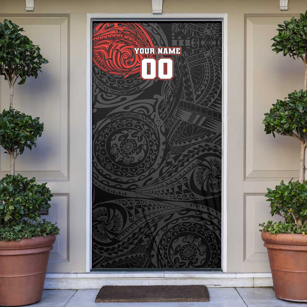 Personalized St Kilda Saints Polynesian Door Cover Tribal Chest and Sleeve Tattoo Heritage Warrior