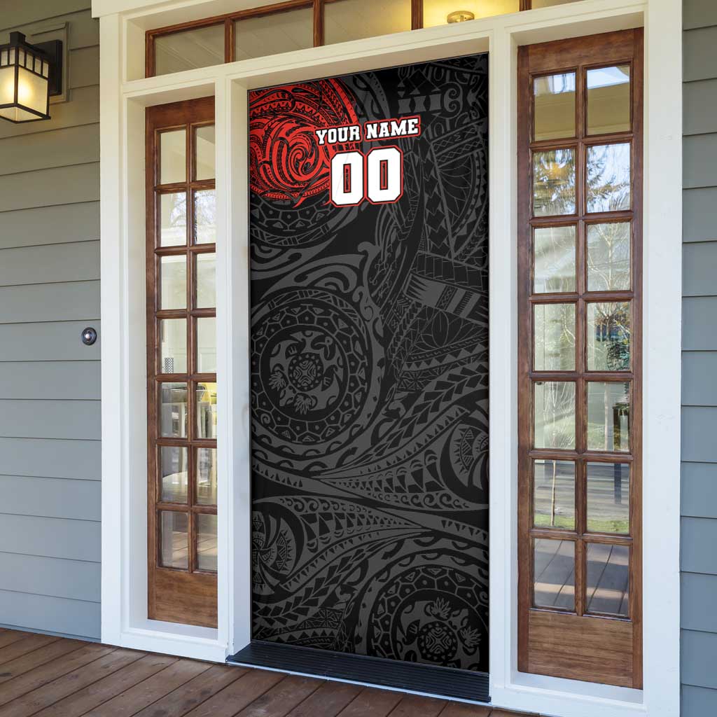 Personalized St Kilda Saints Polynesian Door Cover Tribal Chest and Sleeve Tattoo Heritage Warrior