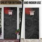 Personalized St Kilda Saints Polynesian Door Cover Tribal Chest and Sleeve Tattoo Heritage Warrior