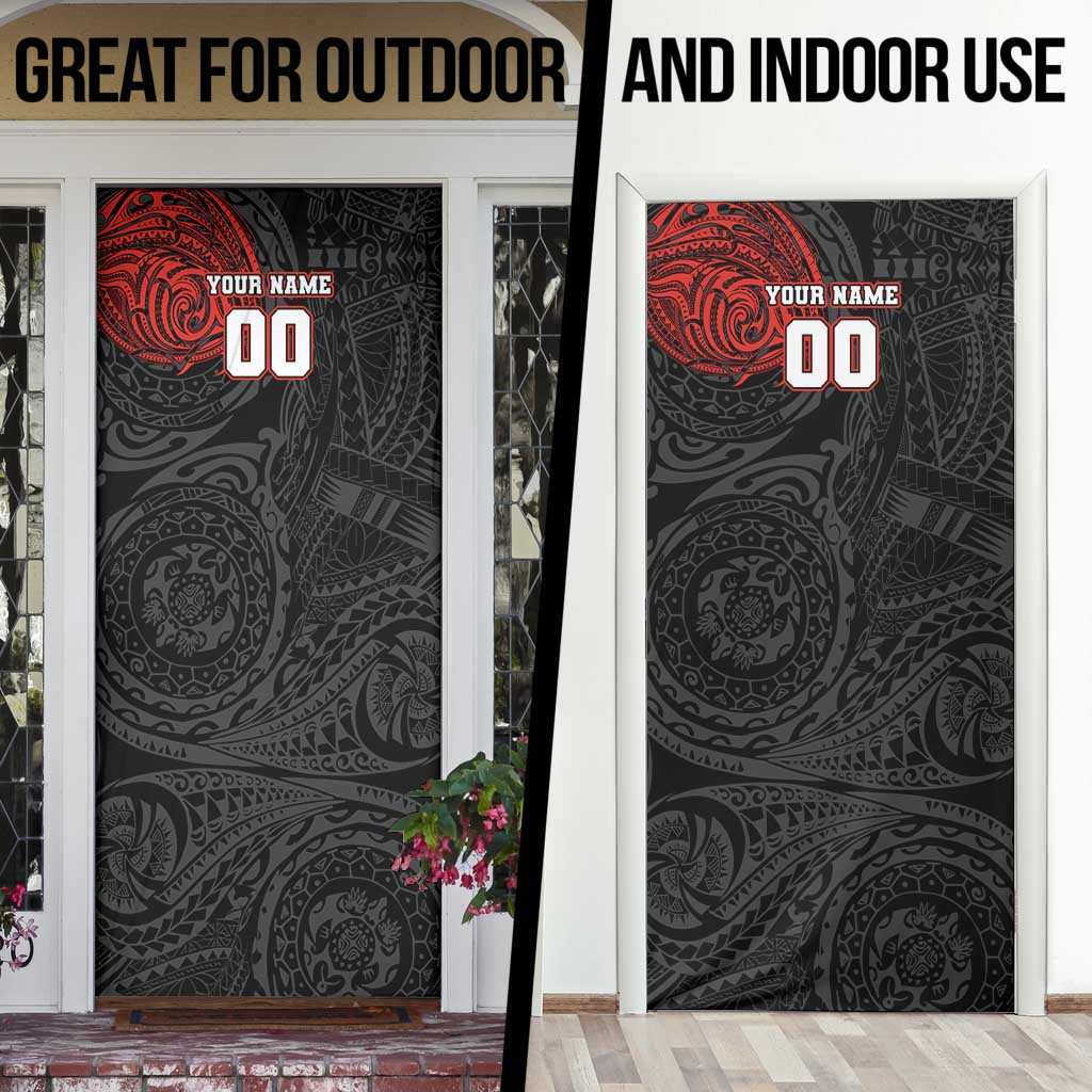 Personalized St Kilda Saints Polynesian Door Cover Tribal Chest and Sleeve Tattoo Heritage Warrior