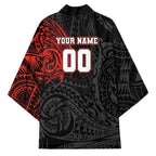 Personalized St Kilda Saints Polynesian Kimono Tribal Chest and Sleeve Tattoo Heritage Warrior