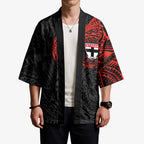 Personalized St Kilda Saints Polynesian Kimono Tribal Chest and Sleeve Tattoo Heritage Warrior