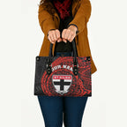 Personalized St Kilda Saints Polynesian Leather Bag Tribal Chest and Sleeve Tattoo Heritage Warrior