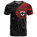 Personalized St Kilda Saints Polynesian T Shirt Tribal Chest and Sleeve Tattoo Heritage Warrior