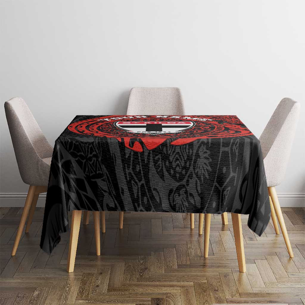 Personalized St Kilda Saints Polynesian Tablecloth Tribal Chest and Sleeve Tattoo Heritage Warrior